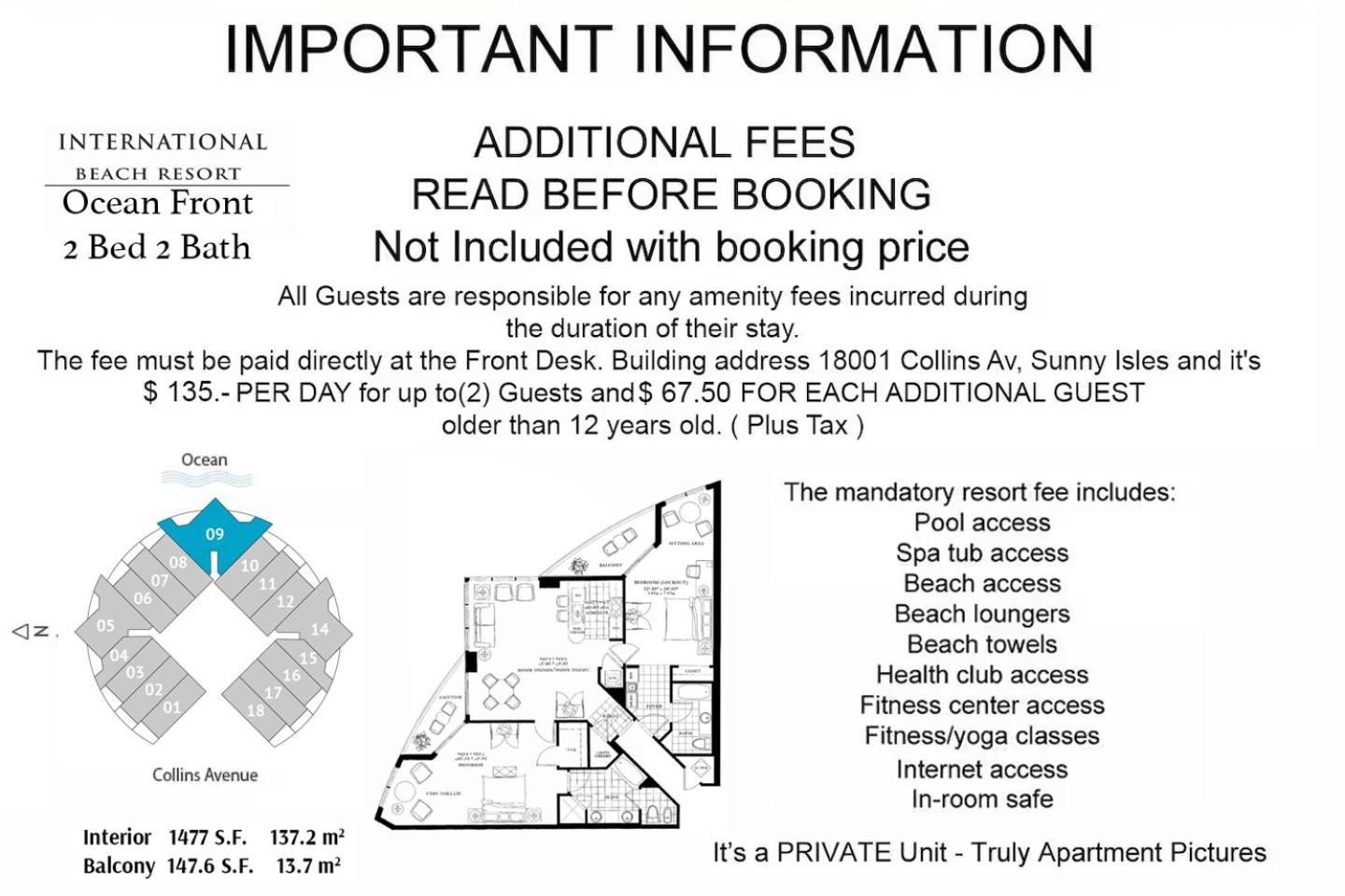 Trump Intl 2 Bedroom 1600 Sqf Ocean Front Apartamento